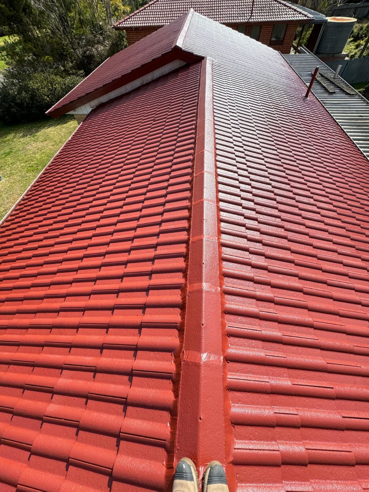 Roof restoration after