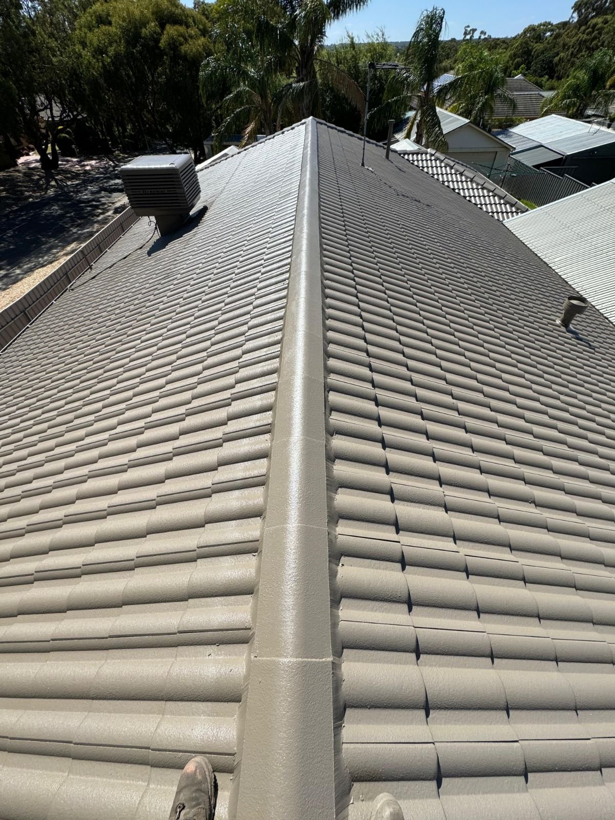 Roof restoration after