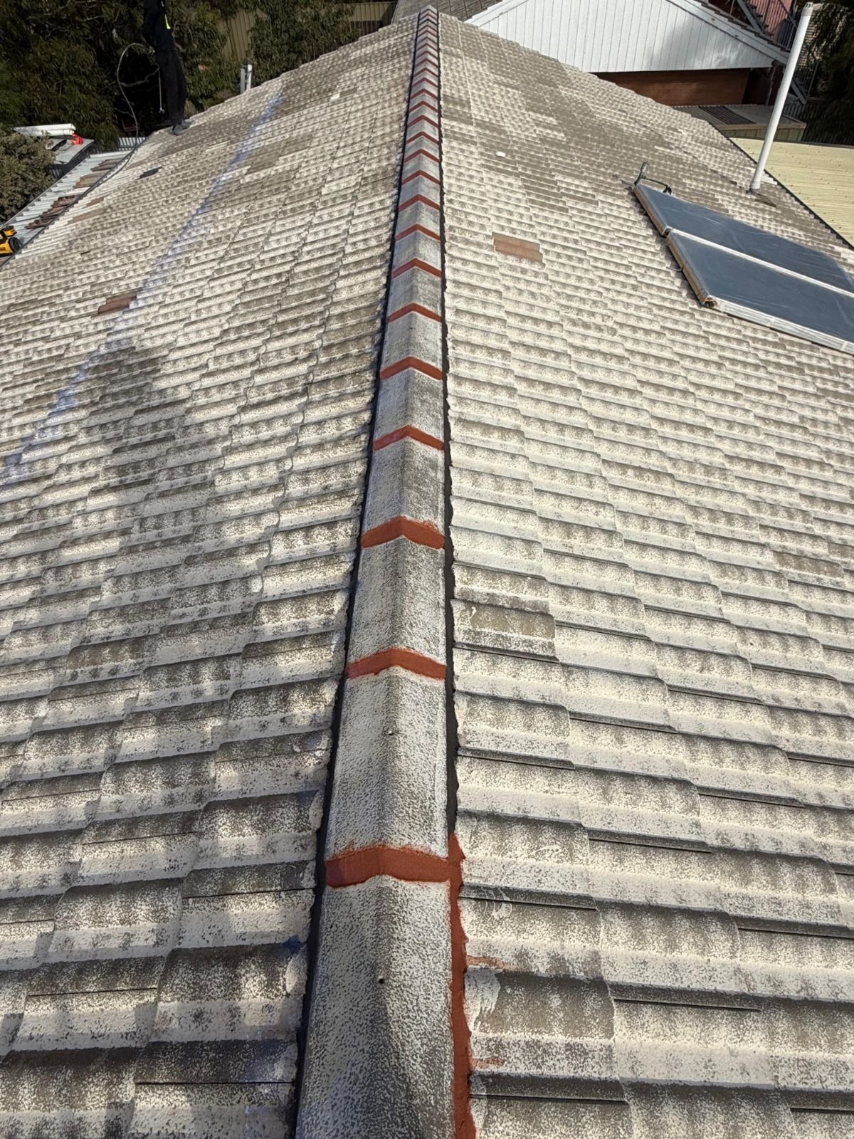 Roof before restoration